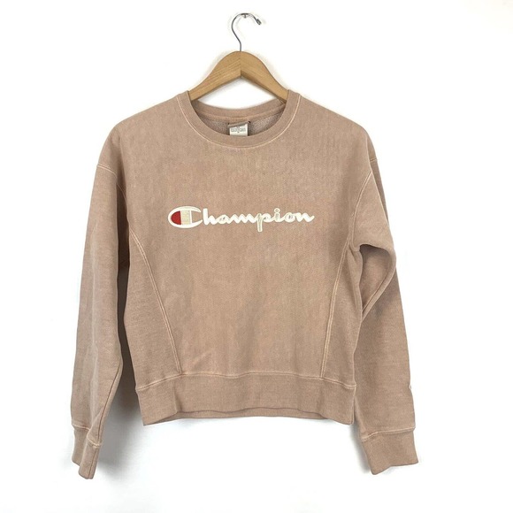 Champion Tops - champion dusty pink reverse weave crew neck sweatshirt xs